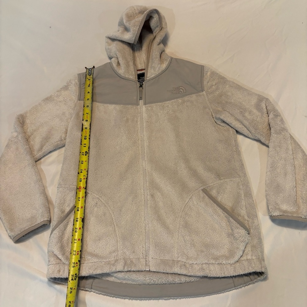 The North Face Kids Light Gray Fleece Hoodie